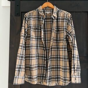 Flannel button up shirt